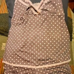 Polka Dot Sleepwear Set Size XL